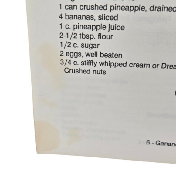 Vintage 1980s Cookbook Best of Carveth Care Center Ladies Auxiliary Gananoque ON - Picture 7 of 16